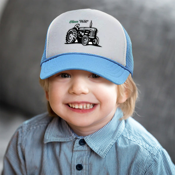 Kids Trucker Hats Oliver Tractors Funny Humor Boys Hats & Girls Hats Cotton - Cute Rascals