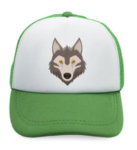 Kids Trucker Hats Wolf Head Boys Hats & Girls Hats Baseball Cap Cotton - Cute Rascals