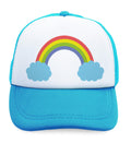 Kids Trucker Hats Cute Rainbow Boys Hats & Girls Hats Baseball Cap Cotton