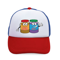 Kids Trucker Hats Peanut Butter - Jelly Boys Hats & Girls Hats Cotton - Cute Rascals