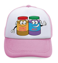 Kids Trucker Hats Peanut Butter - Jelly Boys Hats & Girls Hats Cotton - Cute Rascals