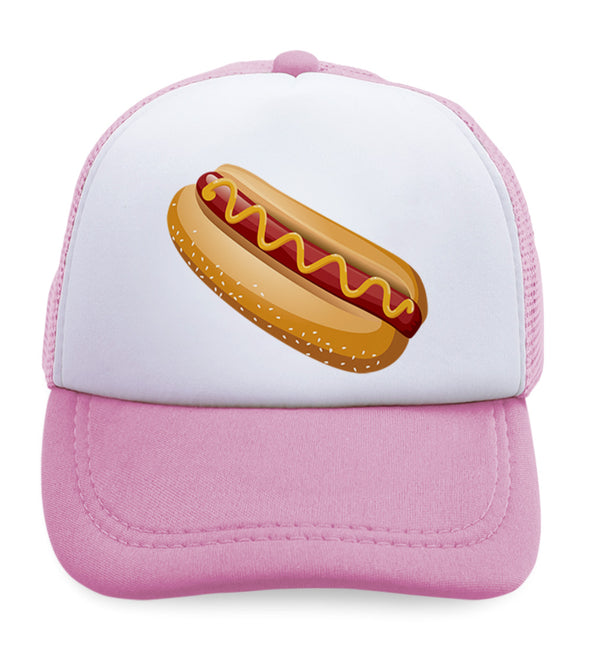 Kids Trucker Hats Delicious Hot Dog Funny Boys Hats & Girls Hats Cotton - Cute Rascals