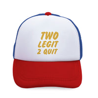 Kids Trucker Hats 2 Legit 2 Quit Funny Humor Boys Hats & Girls Hats Cotton - Cute Rascals