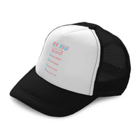 Kids Trucker Hats Remember Capable Enough Strong Do This Boys Hats & Girls Hats - Cute Rascals