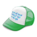 Kids Trucker Hats We Are All Just Making It up as We Go Boys Hats & Girls Hats - Cute Rascals