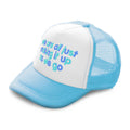 Kids Trucker Hats We Are All Just Making It up as We Go Boys Hats & Girls Hats