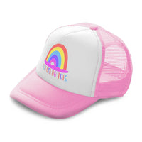 Kids Trucker Hats You Can Do This Rainbow Boys Hats & Girls Hats Cotton - Cute Rascals