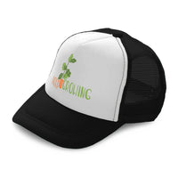Kids Trucker Hats Keep Growing Plant with Pot Boys Hats & Girls Hats Cotton - Cute Rascals