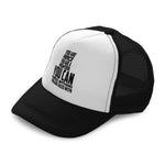 Kids Trucker Hats Fierce Fighter Handle Anything Faced with Baseball Cap Cotton - Cute Rascals