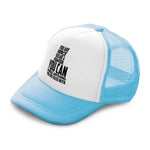 Kids Trucker Hats Fierce Fighter Handle Anything Faced with Baseball Cap Cotton - Cute Rascals