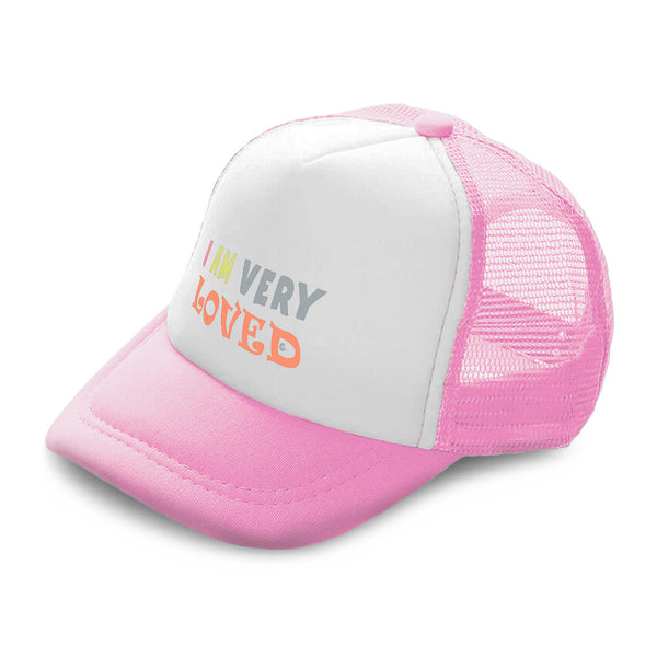 Kids Trucker Hats You Are Very Loved Boys Hats & Girls Hats Baseball Cap Cotton - Cute Rascals