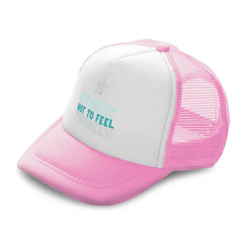 Kids Trucker Hats It Is Okay Not to Feel Twinkly Star Boys Hats & Girls Hats
