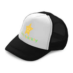 Kids Trucker Hats Stay Sparkly Star Boys Hats & Girls Hats Baseball Cap Cotton - Cute Rascals