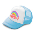 Kids Trucker Hats Happy Rainbow Boys Hats & Girls Hats Baseball Cap Cotton