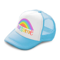 Kids Trucker Hats Awesome Rainbow Boys Hats & Girls Hats Baseball Cap Cotton - Cute Rascals