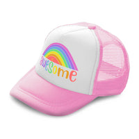 Kids Trucker Hats Awesome Rainbow Boys Hats & Girls Hats Baseball Cap Cotton - Cute Rascals