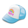 Kids Trucker Hats Do More of What Makes You Happy Rainbow Boys Hats & Girls Hats