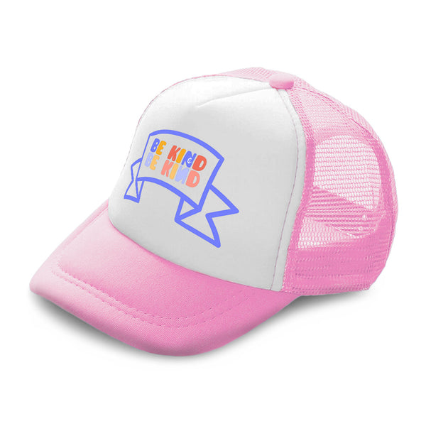 Kids Trucker Hats Be Kind G Boys Hats & Girls Hats Baseball Cap Cotton - Cute Rascals
