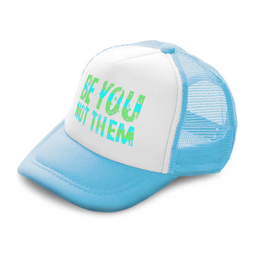 Kids Trucker Hats Be You Not Them Boys Hats & Girls Hats Baseball Cap Cotton