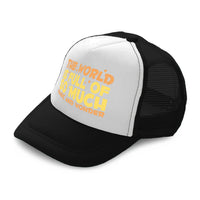 Kids Trucker Hats The World Is Full of Magic and Wonder Love Baseball Cap Cotton - Cute Rascals