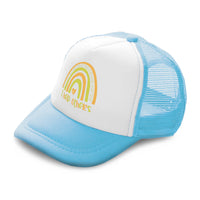 Kids Trucker Hats I Help Others Heart Rainbow Boys Hats & Girls Hats Cotton - Cute Rascals