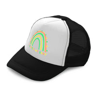 Kids Trucker Hats I Respect My Body Rainbow Boys Hats & Girls Hats Cotton - Cute Rascals