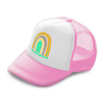 Kids Trucker Hats I Am Important Rainbow A Boys Hats & Girls Hats Cotton - Cute Rascals