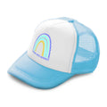 Kids Trucker Hats I Speak with Respect Rainbow Boys Hats & Girls Hats Cotton