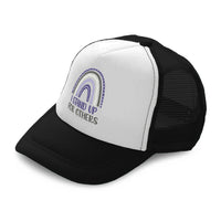 Kids Trucker Hats I Stand out for Others Rainbow Boys Hats & Girls Hats Cotton - Cute Rascals