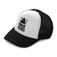 Kids Trucker Hats Maker Builder Designer Hammer Boys Hats & Girls Hats Cotton - Cute Rascals