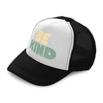 Kids Trucker Hats Be Kind A Boys Hats & Girls Hats Baseball Cap Cotton - Cute Rascals