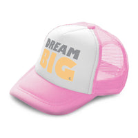 Kids Trucker Hats Dream Big A Boys Hats & Girls Hats Baseball Cap Cotton - Cute Rascals