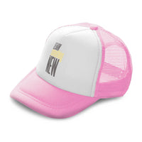 Kids Trucker Hats Learn Something New Boys Hats & Girls Hats Baseball Cap Cotton - Cute Rascals