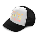 Kids Trucker Hats Your Only Limit Is Your Mind Boys Hats & Girls Hats Cotton - Cute Rascals