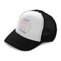 Kids Trucker Hats It Always Seems Impossible Until It Is Done Cotton
