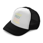 Kids Trucker Hats I Forgive Myself for My Mistakes Boys Hats & Girls Hats Cotton - Cute Rascals