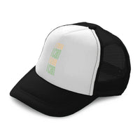 Kids Trucker Hats I Think I Can I Know I Can Boys Hats & Girls Hats Cotton - Cute Rascals