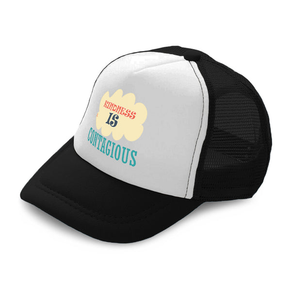 Kids Trucker Hats Kindness Is Contagious Boys Hats & Girls Hats Cotton - Cute Rascals