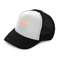 Kids Trucker Hats In A World Where You Can Be Anything Be Kind C Cotton - Cute Rascals