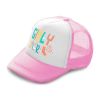 Kids Trucker Hats Girly Girl Frock Socks Pin Coffee Cup Boys Hats & Girls Hats - Cute Rascals