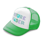 Kids Trucker Hats Future Leader Boys Hats & Girls Hats Baseball Cap Cotton - Cute Rascals
