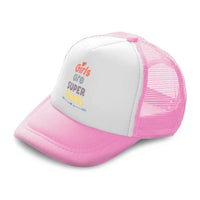 Kids Trucker Hats Girls Are Super Stars Heart Arrow Boys Hats & Girls Hats - Cute Rascals
