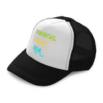 Kids Trucker Hats Powerful like My Mom Love Boys Hats & Girls Hats Cotton - Cute Rascals