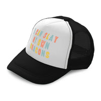 Kids Trucker Hats I Can Slay My Own Dragons Boys Hats & Girls Hats Cotton - Cute Rascals