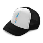 Kids Trucker Hats Limitless Unstoppable Extraordinary Courageous Cotton - Cute Rascals