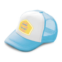 Kids Trucker Hats I Am Not Strong for A Girl I Am Just Strong Cotton - Cute Rascals