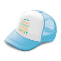 Kids Trucker Hats Empowered Determined Unstoppable Female Boys Hats & Girls Hats - Cute Rascals