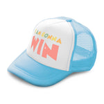 Kids Trucker Hats I Am Going to Win Boys Hats & Girls Hats Baseball Cap Cotton - Cute Rascals