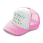 Kids Trucker Hats Girl What Is Superpower Megaphone Boys Hats & Girls Hats - Cute Rascals