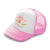 Kids Trucker Hats Running on Girl Power Flowers Boys Hats & Girls Hats Cotton - Cute Rascals